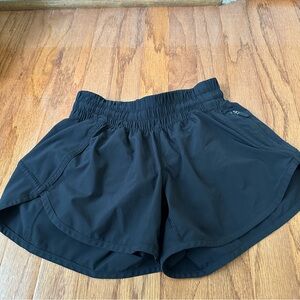 lululemon athletica Black Women's Tracker IV Athletic Shorts